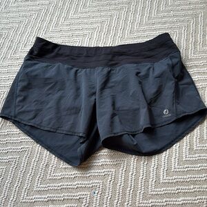 Oiselle Black Roga Shorts